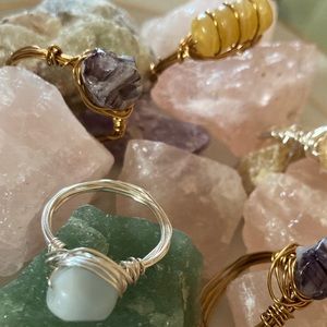 costume wire wrap rings